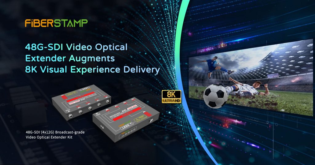 48G-SDI Video Optical Extender Augments 8K Visual Experience Delivery