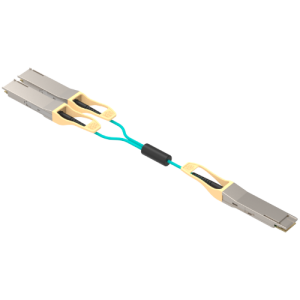 200G QSFP-DD To 2x 100G QSFP28 Active Optical Cables 8x25G NRZ, 100Meters(328ft)