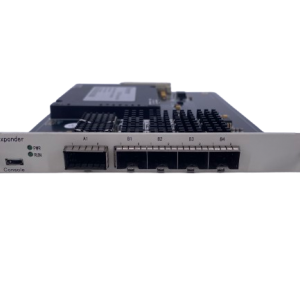 FIBERSTAMP 100G QSFP28 to 4x25G OEO Card