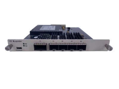 FIBERSTAMP 100G QSFP28 to 4x25G OEO Card