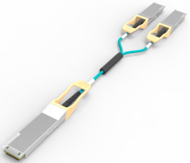 400G QSFP112 to 2 x 200G QSFP56 AOC Optical Transceiver Module