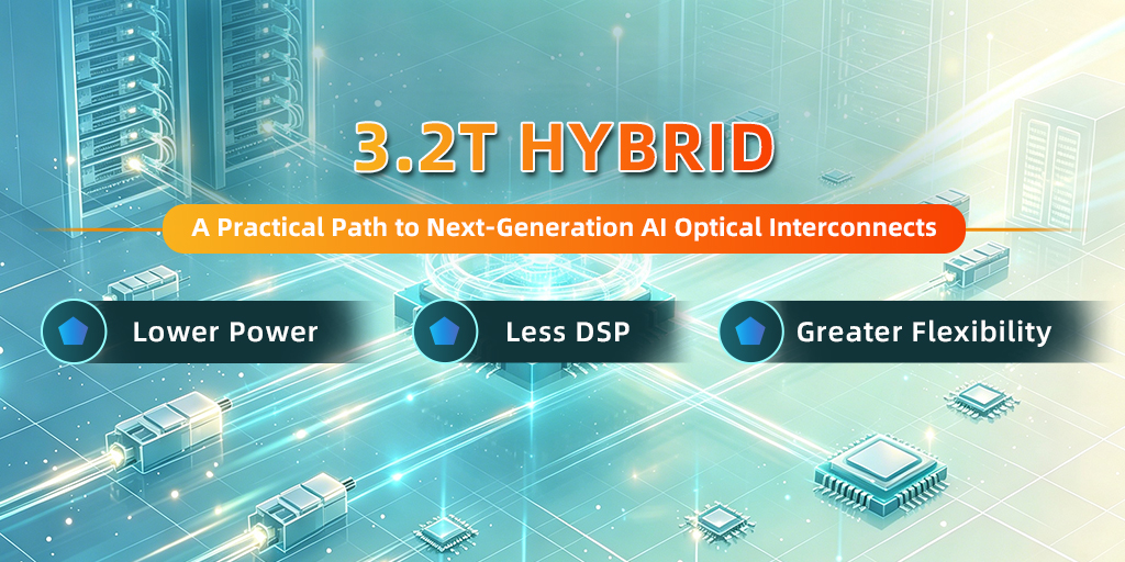 3.2T HYBRID: A Practical Path to Next-Generation AI Optical Interconnects