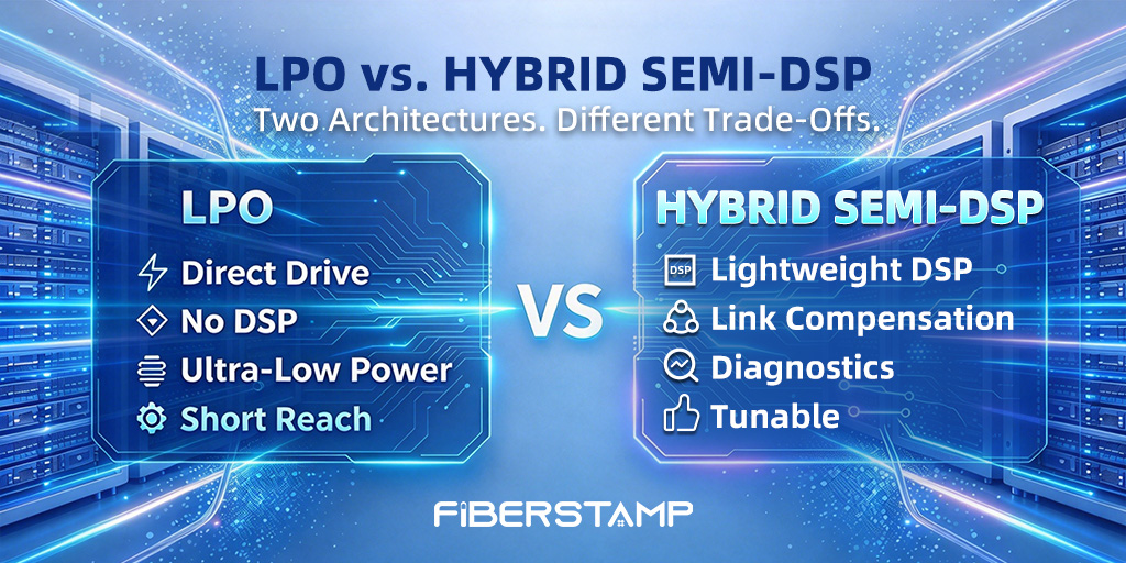 LPO vs Hybrid Semi-DSP: A Comprehensive Comparison for AI Computing Networks